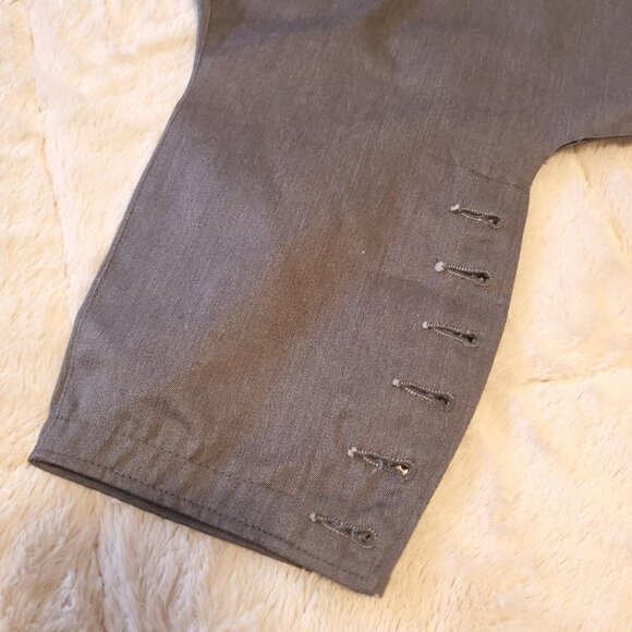 Men's Gray Riding Pants - Picture 2 of 14